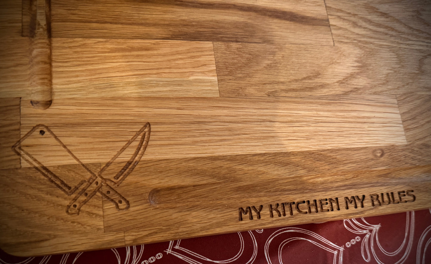 Skärbräda med gravyr