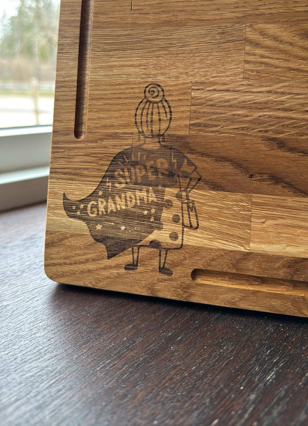 Skärbräda med Lasergravyr