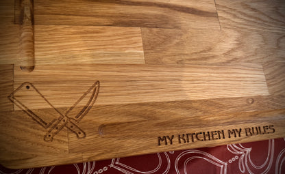 Skärbräda med gravyr