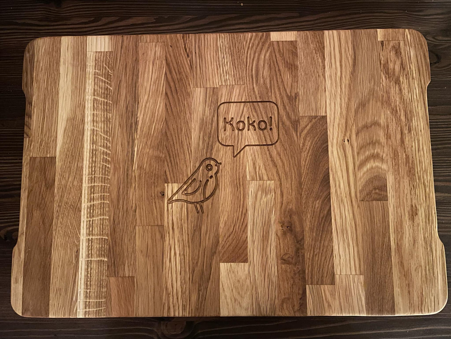 Skärbräda med gravyr