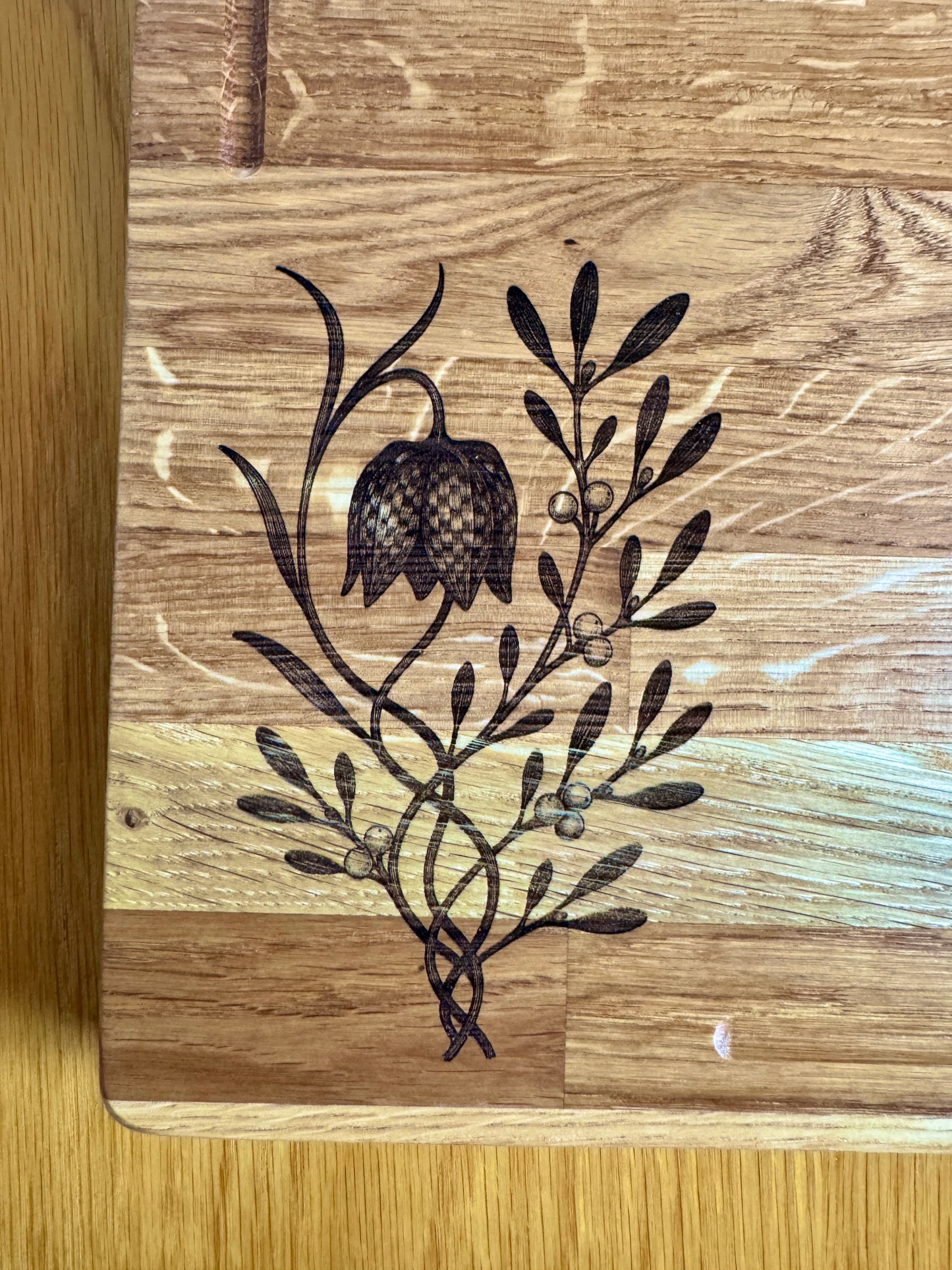 Skärbräda med Lasergravyr