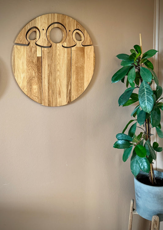 Vägghängd skärbräda