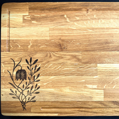 Skärbräda med Lasergravyr